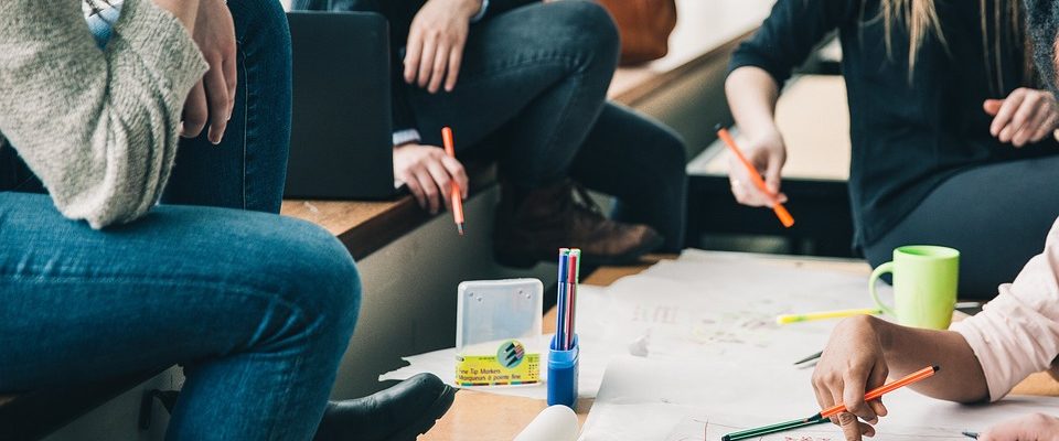 tutor and students
